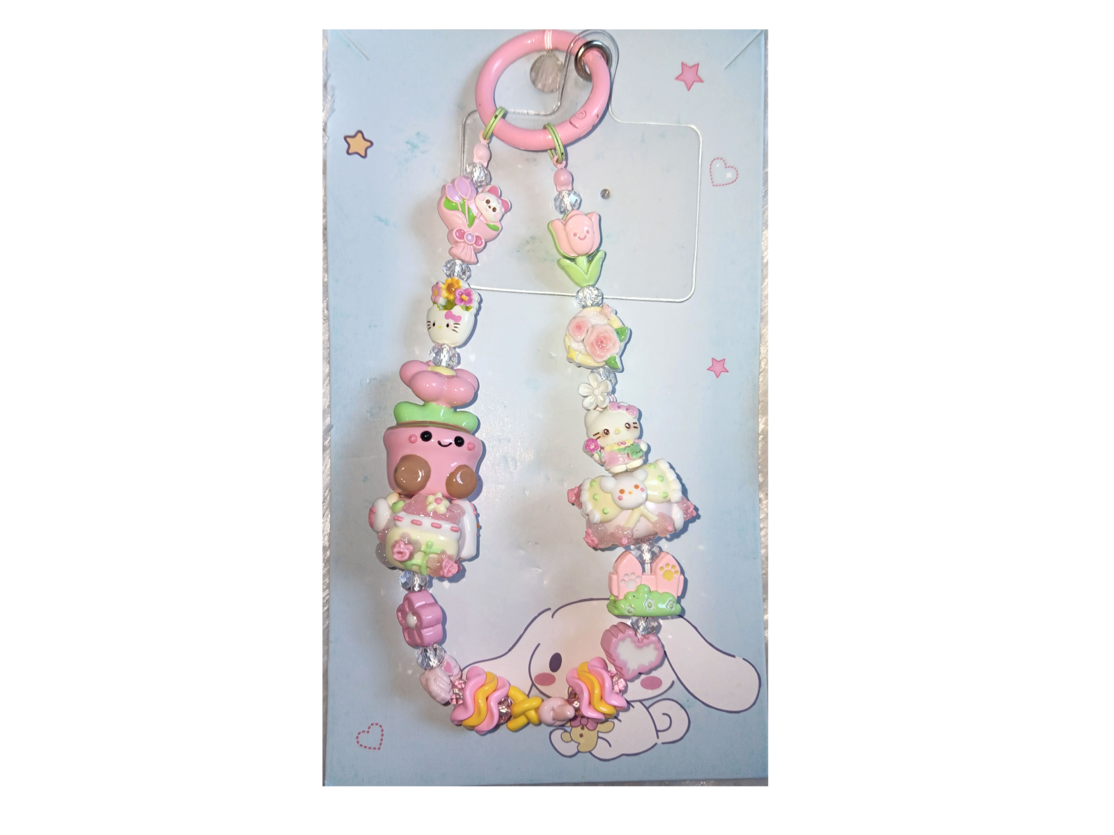 Various Sparkly Phonestrap Blue Ver