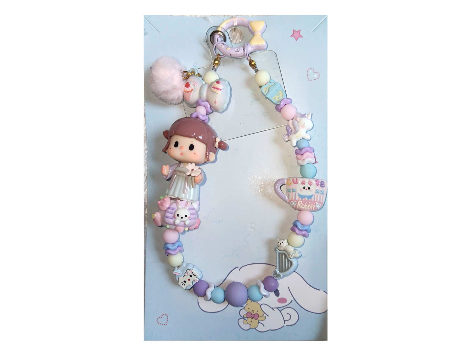 Various Sparkly Phonestrap Purple ver
